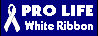 PRO LIFE WHITE RIBBON